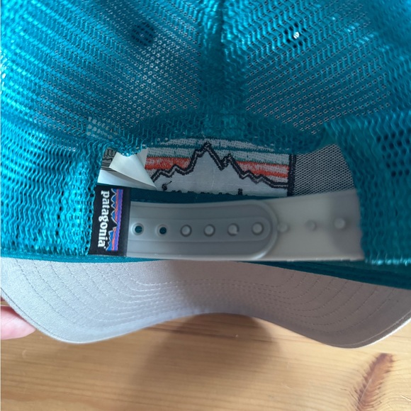 Patagonia Black & Teal Trucker Hat - Picture 4 of 4